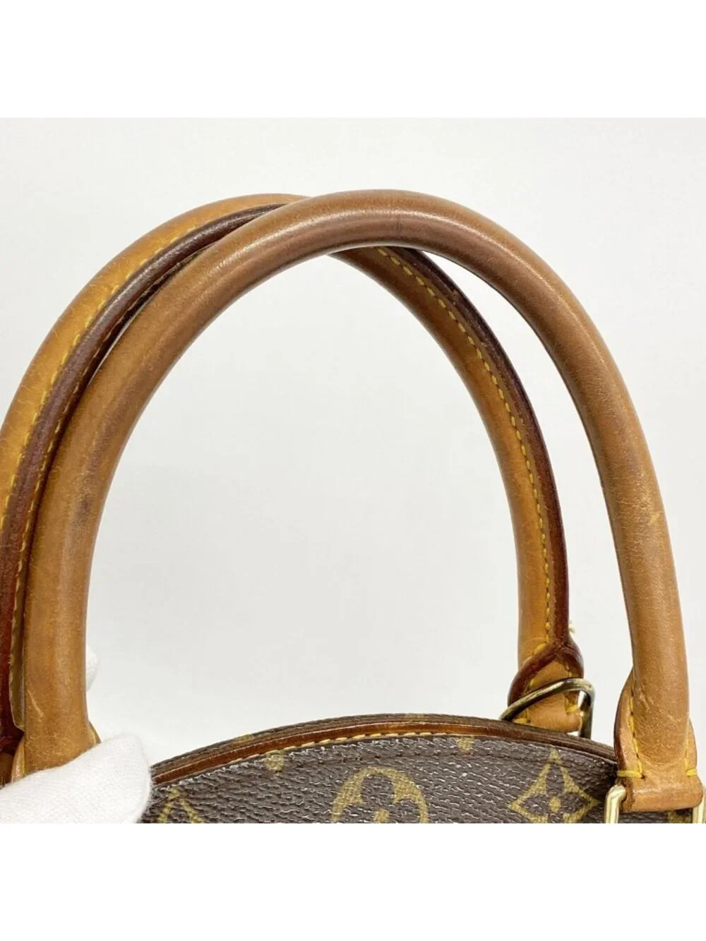 Louis Vuitton Handbag Monogram Ellipse MM Brown